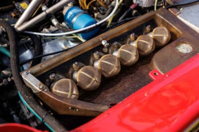 433万6250ユーロ（邦貨換算約8億654万円）で落札された「フェラーリ 312T3」（C）Courtesy of RM Sotheby's