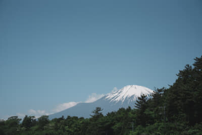 富士スピードウェイから望む富士山