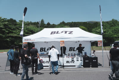 出展していたブリッツブース
