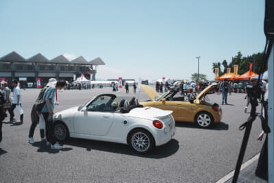 出展していたわだちブースのデモカー