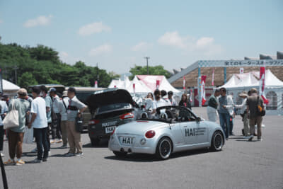HAI-東山自動車工業ブースのデモカー