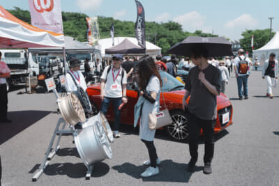 出展していたBBSブース