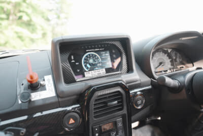 ダイハツ GAZOO Racing同乗走行車両の車内