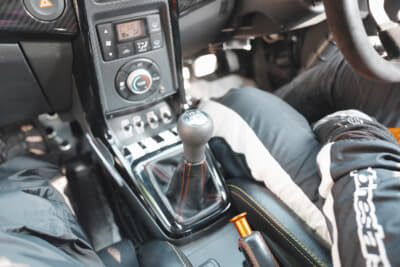 ダイハツ GAZOO Racing同乗走行車両のシフトまわり