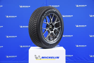 8月より順次発売が開始されるミシュランのスタッドレスタイヤ「MICHELIN X-ICE SNOW+」
