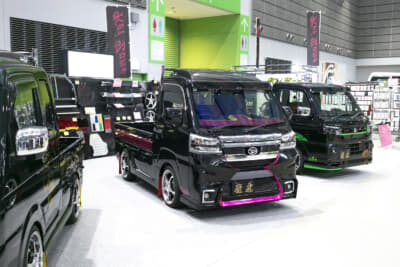 オートリミックス2026仙台に展示されていた軽トラ