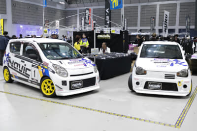 オートリミックス2026仙台に展示されていたミラとアルト