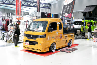 オートリミックス2026仙台に展示されていた軽トラ