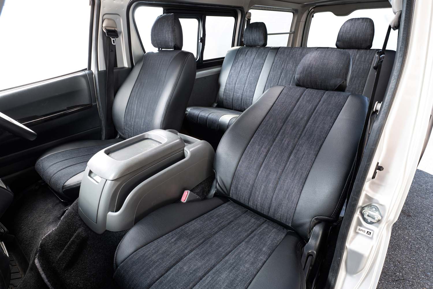 Black Denim and Leather: Upgrading the Toyota HiAce with the Latest Seat Covers