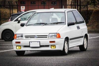フォード フェスティバ 1.3S ホットエクステリア:スポーツサスや旧車用タイヤを装着