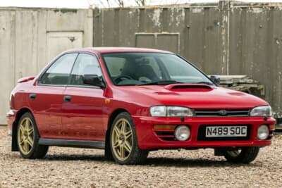 最低落札価格に届かず流札となった「インプレッサターボ2000 AWD」(C)Iconicauctioneers