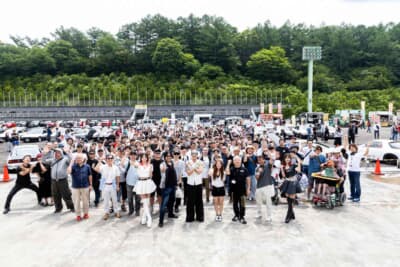 約400台の車両とオーナーが参加したイベントの模様