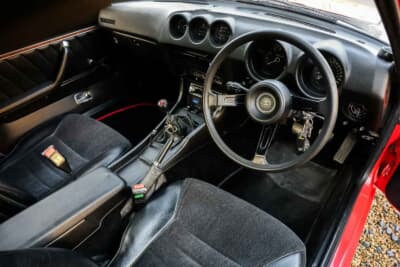 最低落札価格に届かず流札となった「ダットサン260Z」(C)Iconicauctioneers