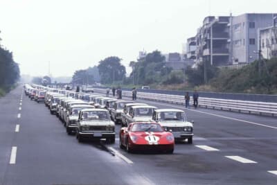 プリンス自動車 村山工場:東洋一の規模を誇ったテストコースに歴代の名車たちが並ぶ