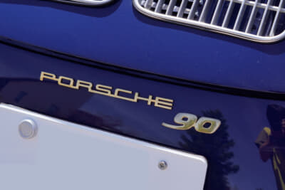 ポルシェ 356B スーパー90:リアの専用バッジがラインアップ最強の証であるスーパー90だ