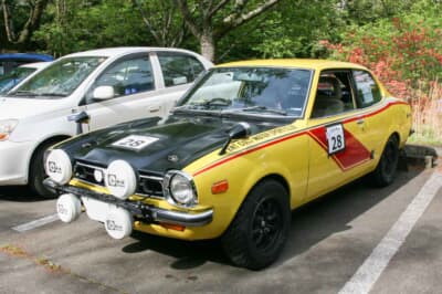 三菱 ランサー1600GSR:駐車場に佇む篠塚建次郎氏へのオマージュが詰まった1台