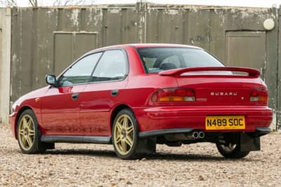 最低落札価格に届かず流札となった「インプレッサターボ2000 AWD」(C)Iconicauctioneers