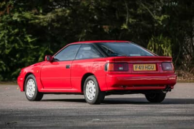 2万5313ポンド（邦貨換算約539万円）で落札された「ST165型トヨタ セリカGT-FOUR」（C）Iconicauctioneers