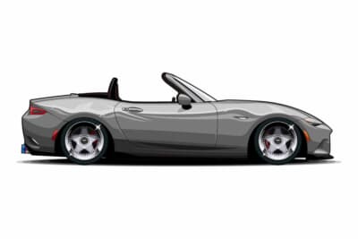 AUTO STRADA modena:マツダ ロードスター(ND) F 17×7.5J 4H/100 インセット40/R 17×7.5J 4H/100 インセット40