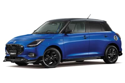 スズキ スイフト：AWIN製「SUZUKI SPORT ボディキット」を装着したスイフトの美しいエクステリア
