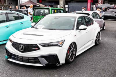 ホンダ インテグラ：注目を集めていた北米仕様の左ハンドルモデル
