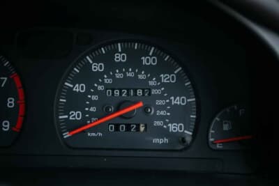 最低落札価格に届かず流札となった「インプレッサターボ2000 AWD」(C)Iconicauctioneers