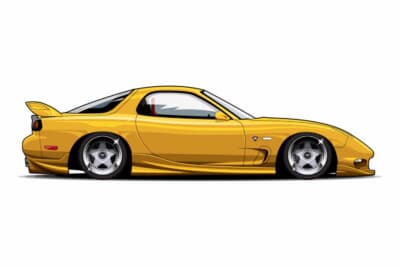 AUTO STRADA modena:マツダ RX-7(FD) F 17×8.5J 5H/114.3 インセット45/R 17×9.5J 5H/114.3 インセット38