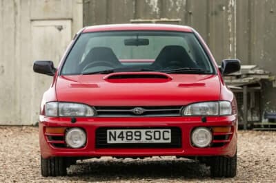 最低落札価格に届かず流札となった「インプレッサターボ2000 AWD」(C)Iconicauctioneers