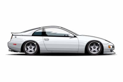 AUTO STRADA modena:ニッサン フェアレディZ(Z32) F 17×8.5J 5H/114.3 インセット30/R 17×9.5J 5H/114.3 インセット38