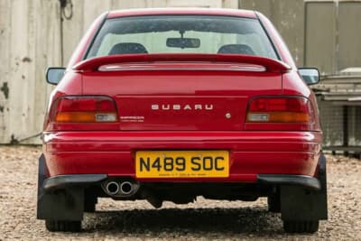 最低落札価格に届かず流札となった「インプレッサターボ2000 AWD」(C)Iconicauctioneers