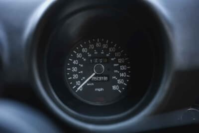 最低落札価格に届かず流札となった「ダットサン260Z」(C)Iconicauctioneers