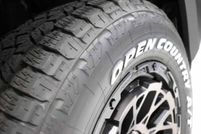 トヨタ RAV4:タイヤはTOYO TIRESのオープンカントリーA／TIIIを採用。サイズは245／65R17を履かせている