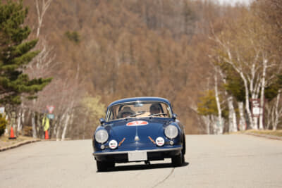 ポルシェ 356B スーパー90:初日は260kmのコース。コマ図に従ってワインディングを疾走