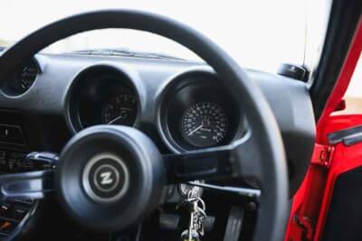 最低落札価格に届かず流札となった「ダットサン260Z」(C)Iconicauctioneers