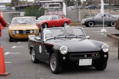 MG ミジェット:モーガンクラブニッポンが主催するニューイヤーラリーをホテル日航成田からスタート