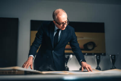 ランボルギーニ・ポロストリコには、技術図面、オリジナルスケッチ、生産記録、写真、商業書簡など、1963年の創業以来収集されてきた膨大な資料が保管されている