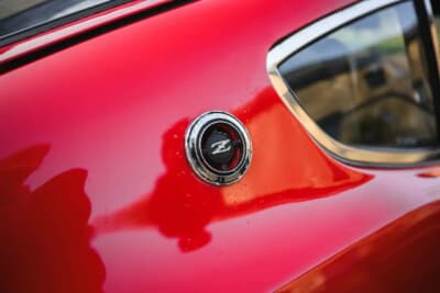 最低落札価格に届かず流札となった「ダットサン260Z」(C)Iconicauctioneers