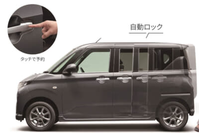 ダイハツ ムーヴ：タッチ&ゴーロック機能