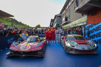 ダブル優勝を遂げたフェラーリ