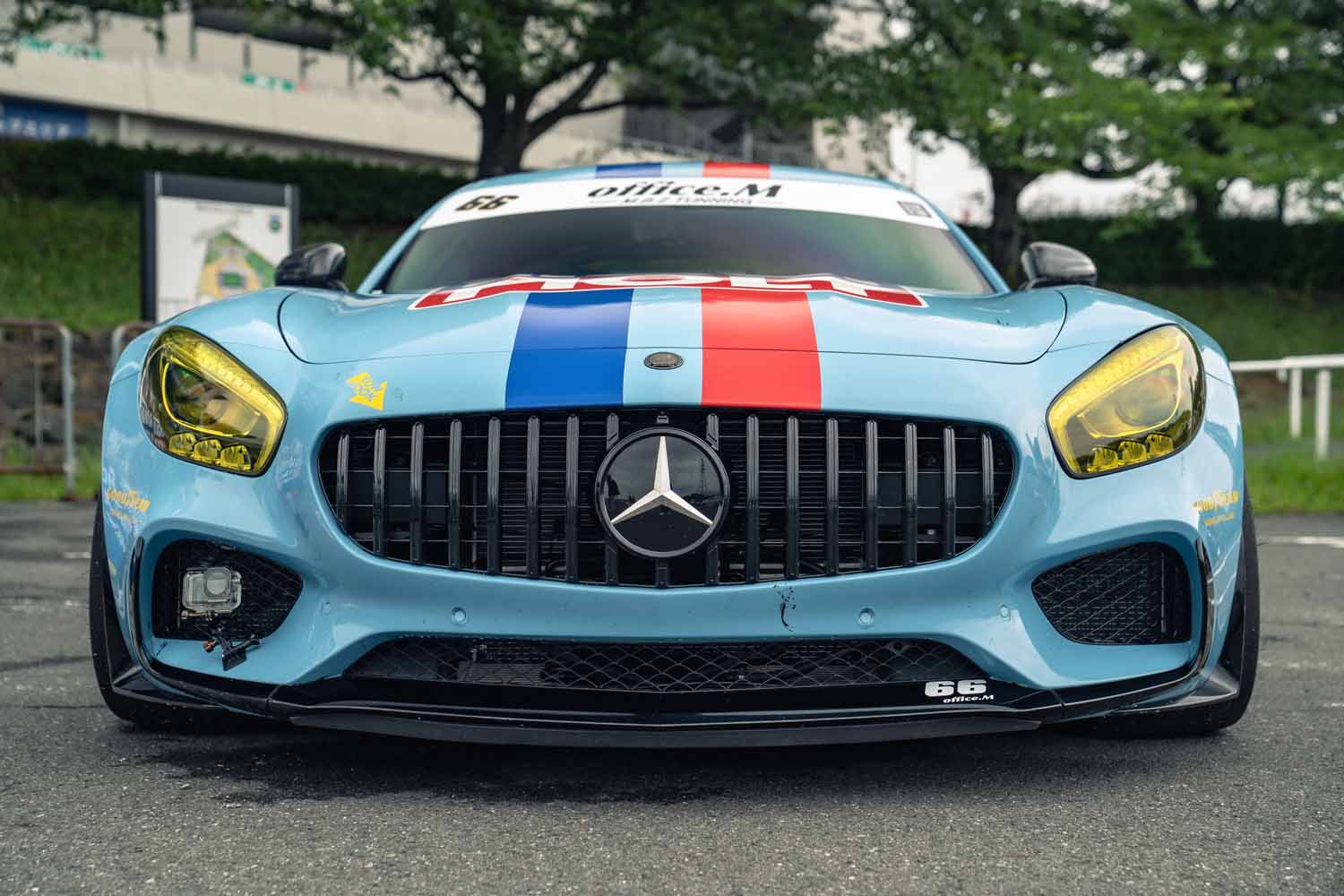 打倒GT300マシン!? Office MのメルセデスAMG「GT S」はスリックタイヤ
