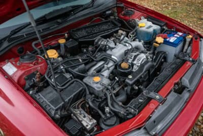 最低落札価格に届かず流札となった「インプレッサターボ2000 AWD」(C)Iconicauctioneers