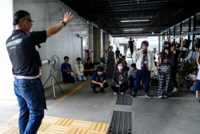 AMEオリジナルアイテムがもらえるじゃんけん大会が行われて餃子オフ会は大いに盛り上がっていた