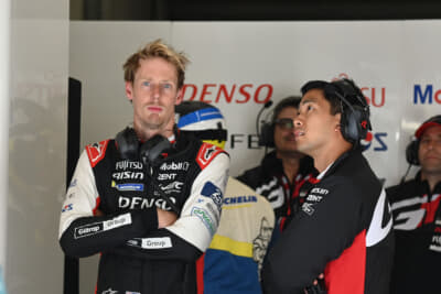TOYOTA GAZOO Racingのブレンドン・ハートレイと平川亮選手