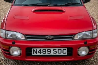 最低落札価格に届かず流札となった「インプレッサターボ2000 AWD」(C)Iconicauctioneers