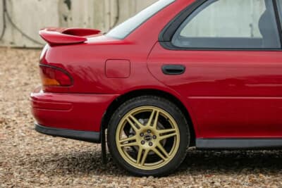 最低落札価格に届かず流札となった「インプレッサターボ2000 AWD」(C)Iconicauctioneers
