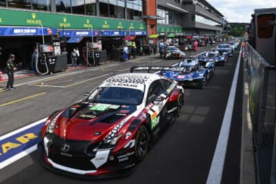 TOYOTA GAZOO Racingの中山雄一選手らが駆るレクサス RC-F