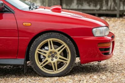 最低落札価格に届かず流札となった「インプレッサターボ2000 AWD」(C)Iconicauctioneers