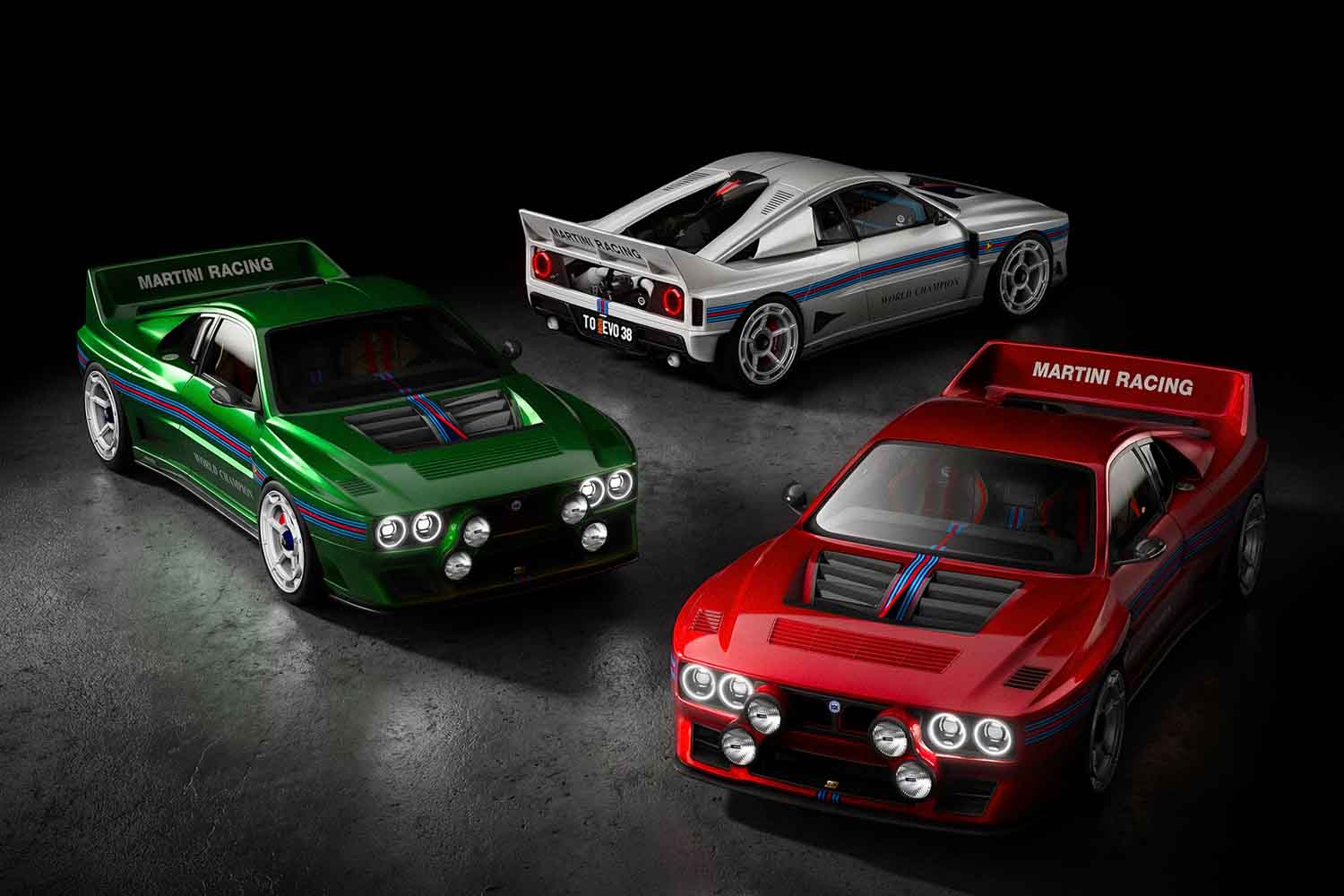 伝説のマルティニカラー復活！ ランチアの血統を継ぐキメラ「EVO38