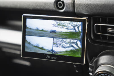 「スーパースリムモニター SSM-W5.0II」の2分割表示