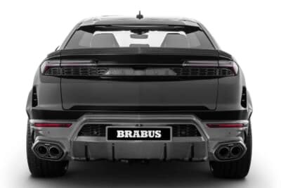 BRABUS 900 SUPERBLACK：圧倒的なワイド感と迫力を放つリアビュー